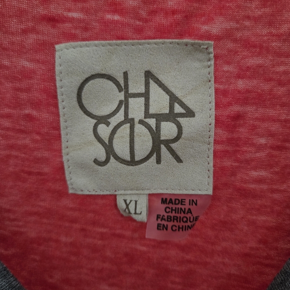 Chaser Pink and Gray Muscle Tee - Picture 5 of 8